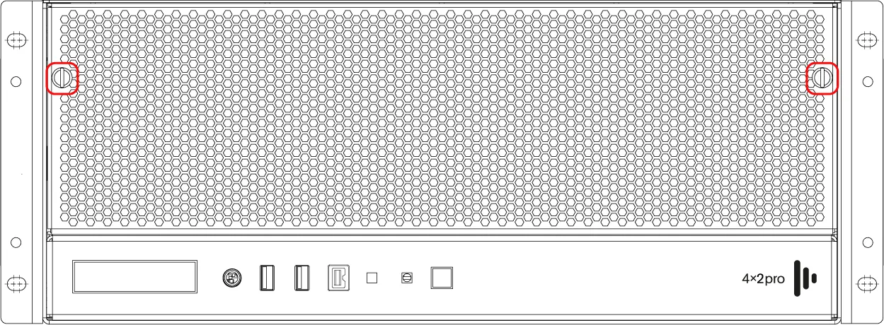 4x2pro front screws highlighted