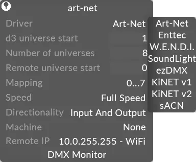 Art-net device