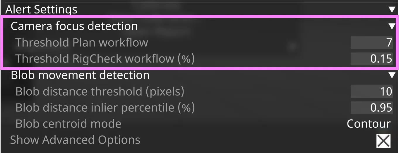 Camera Focus Detection