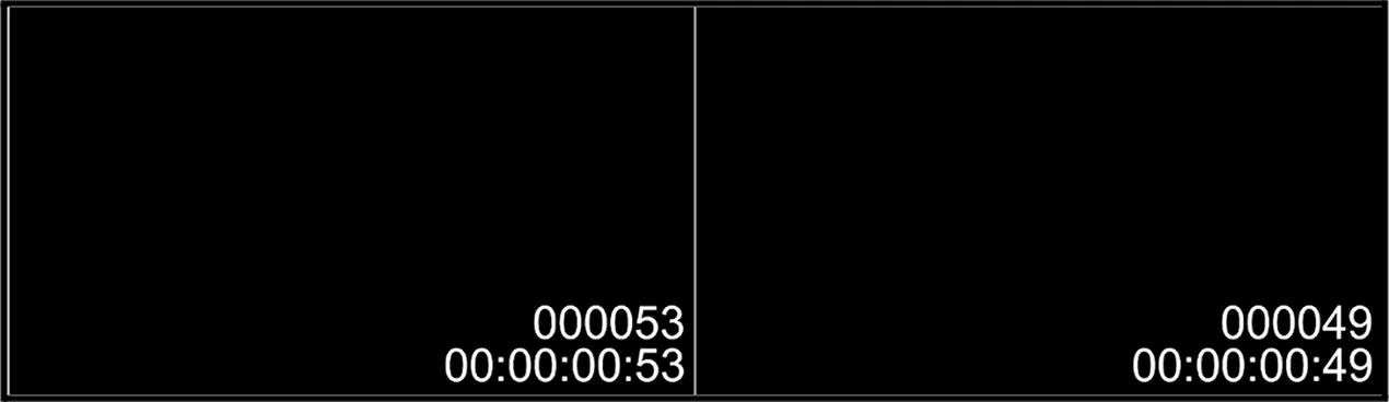 Capture latency methodology: Comparison between source and captured image