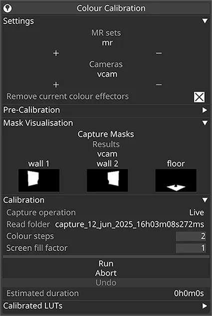 Preview the capture masks