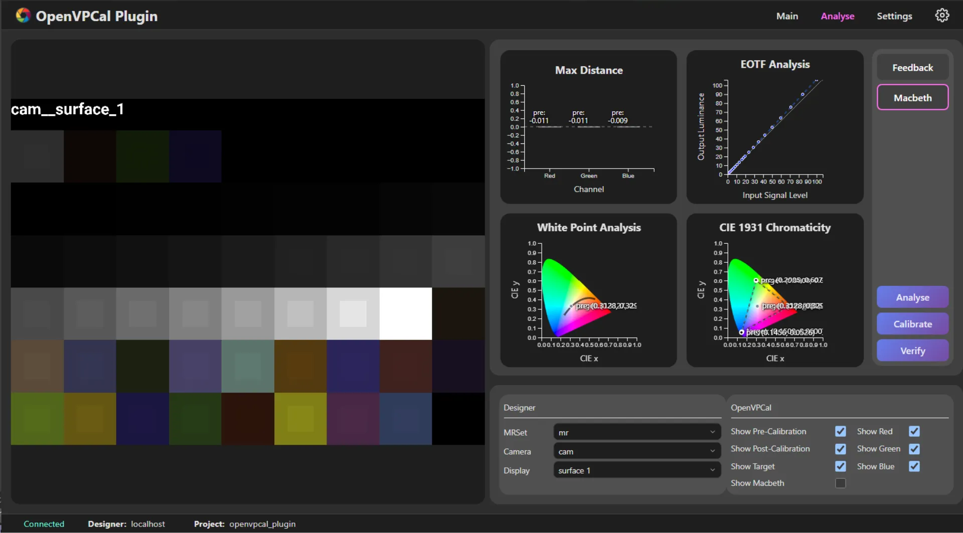 OpenVPCal Plugin Splash