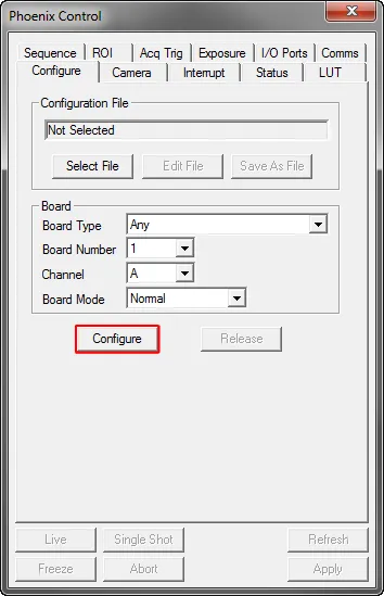 Configuring SDI