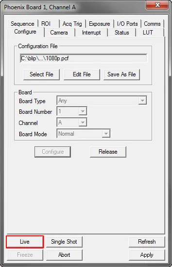 Configuring SDI