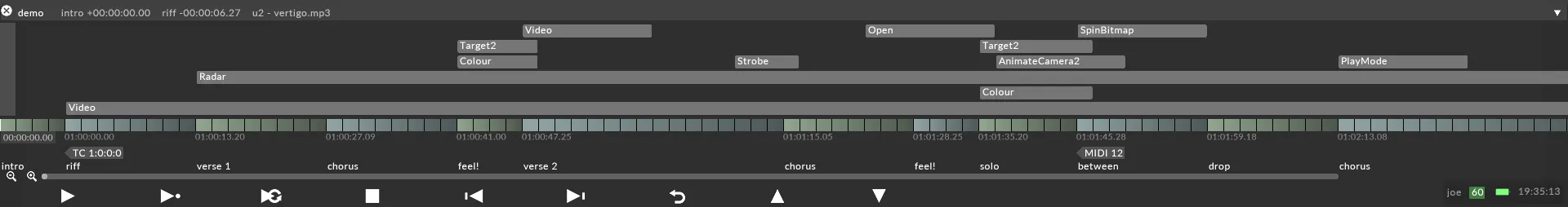 Timeline level sequencing