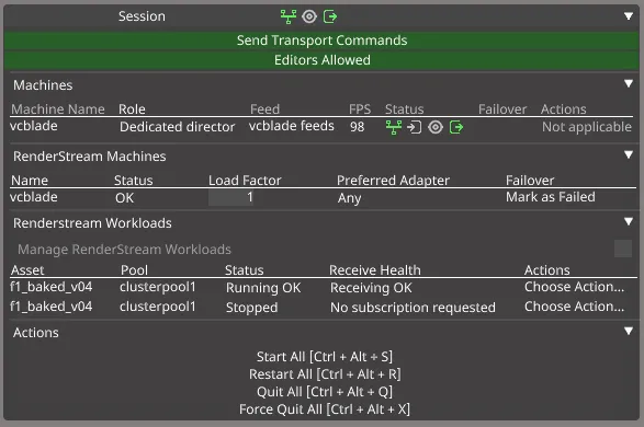 Network Status Widget properties