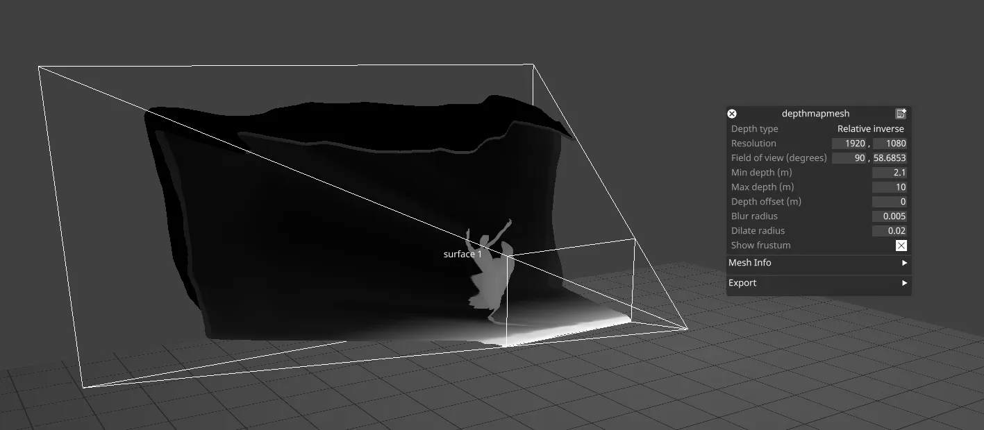 Depth Map Mesh