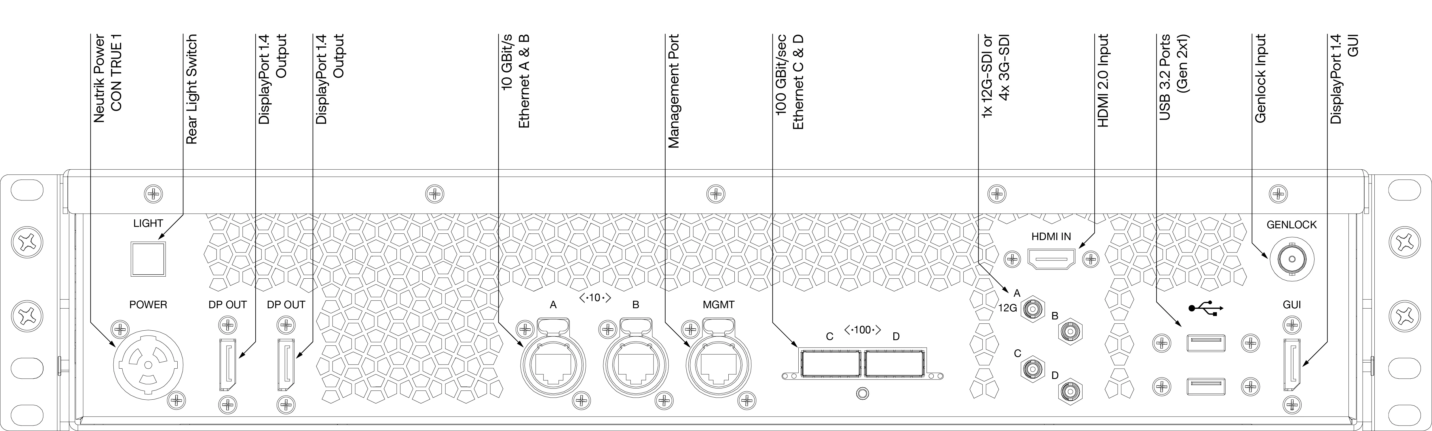 EX 2C  Rear Panel