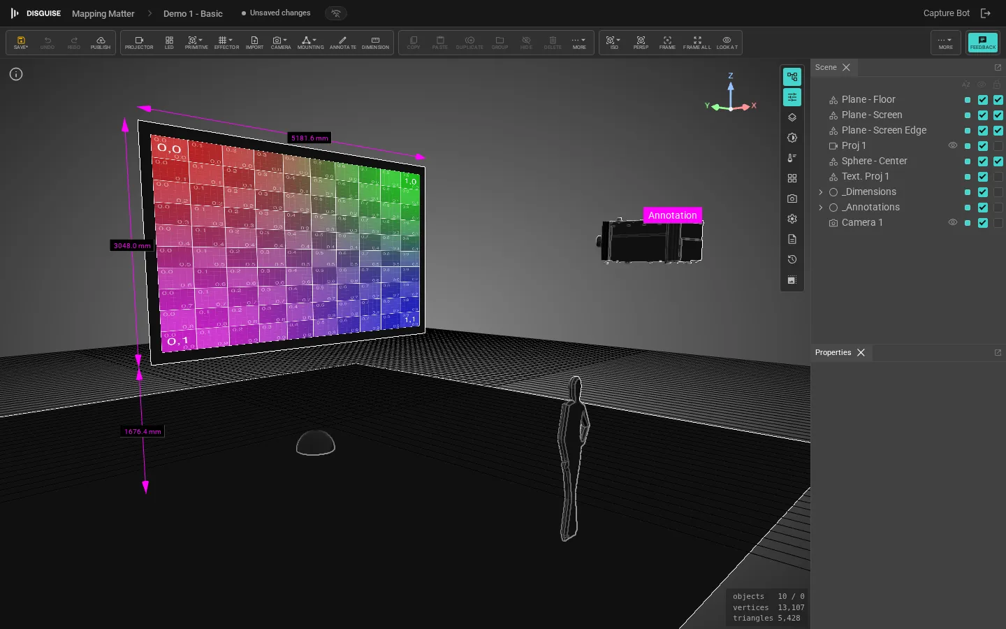 Mapping Matter editor overview