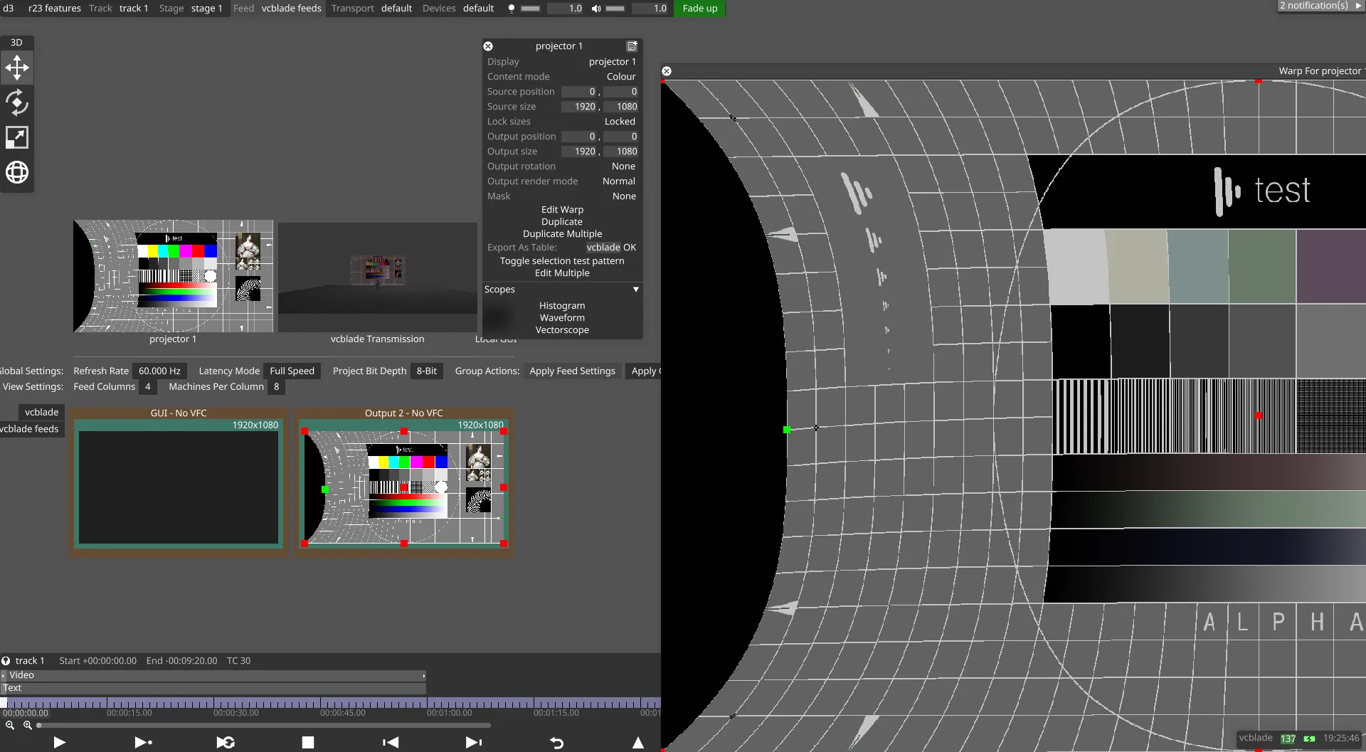 Adding/using warping layers