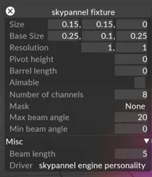 Set the number of channels