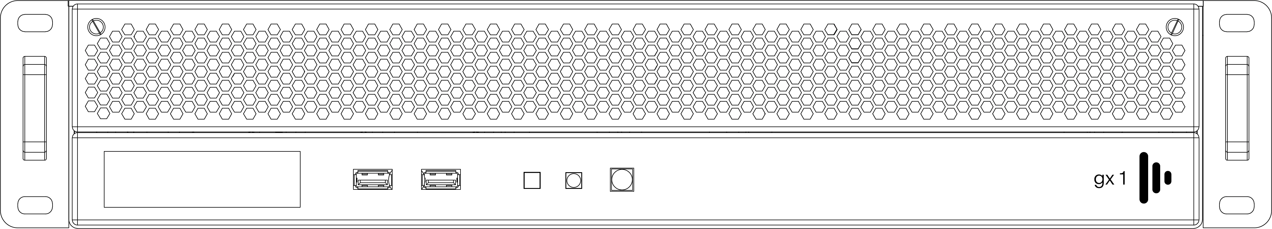 GX 1 Front panel annotated