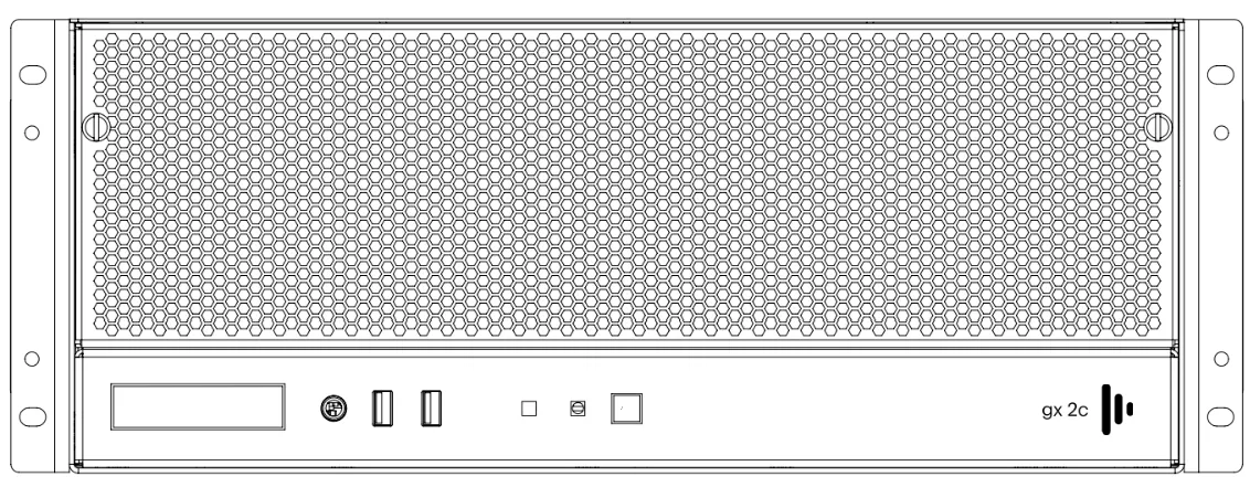 GX 2C front panel