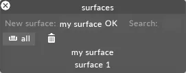 Import surface