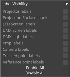 Label Visibility