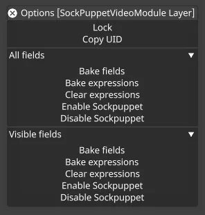 Layer Sockpuppet Options