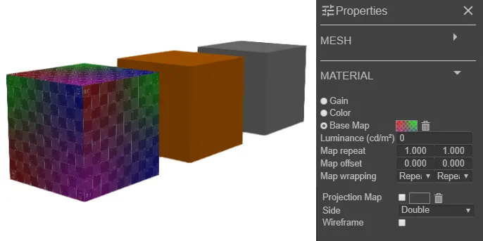 Material overview