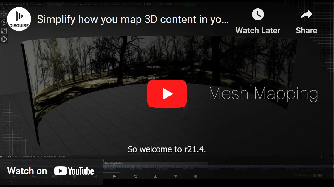 Mesh Mapping, hosted in YouTube