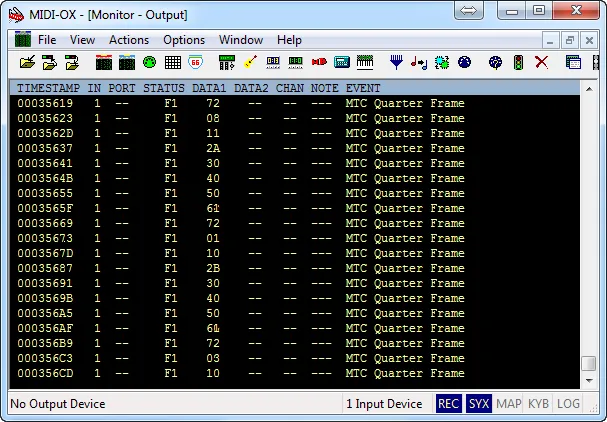 Proving MIDI Input