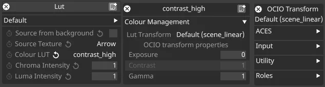 OCIO LUT Transform