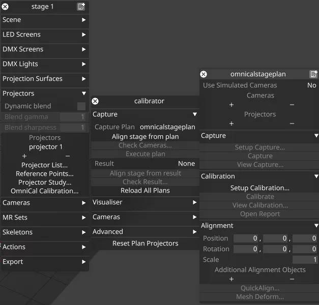 OmniCal Stage Plan