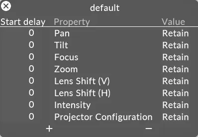 Projector control