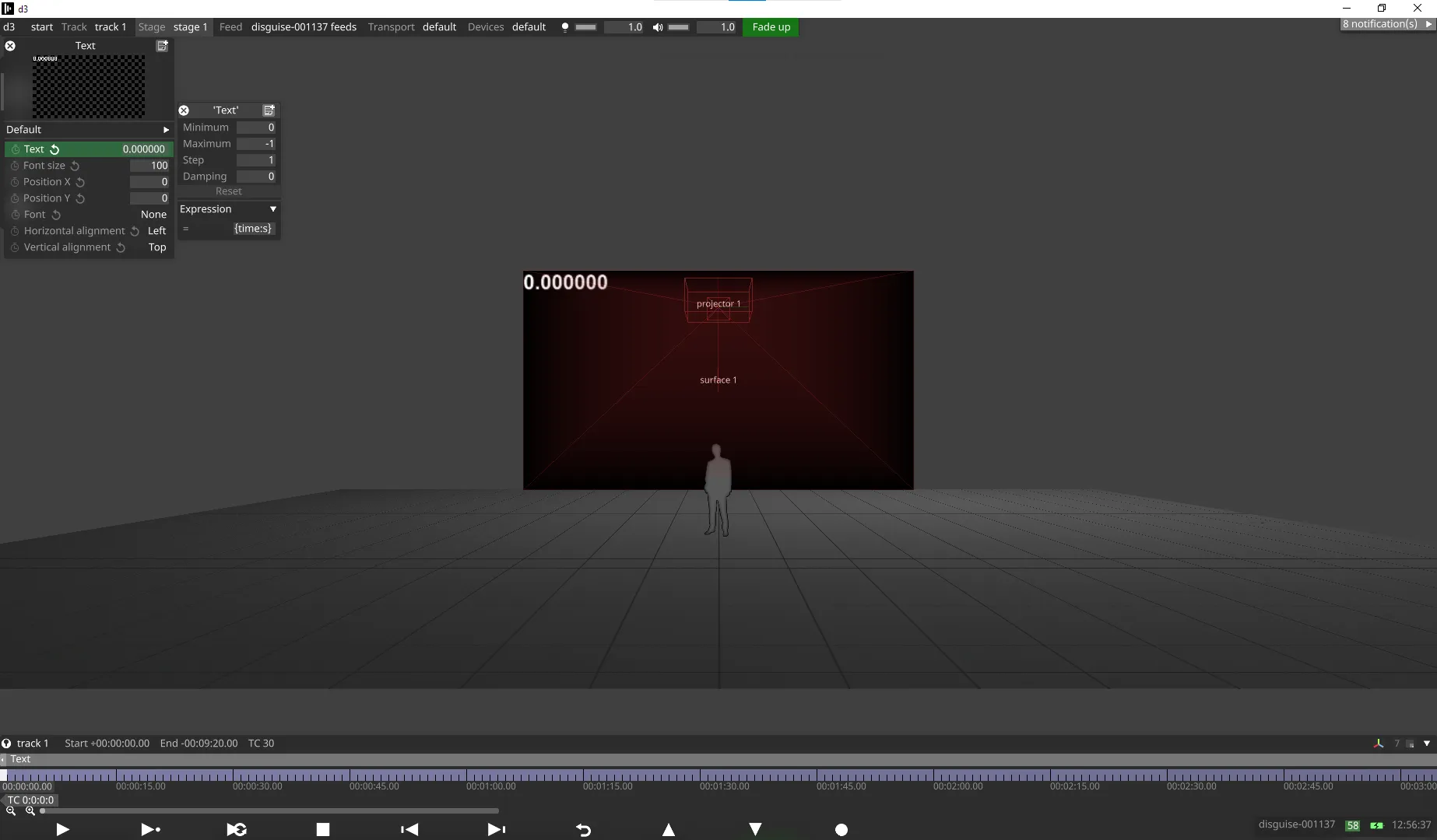 Change the Expression type to time