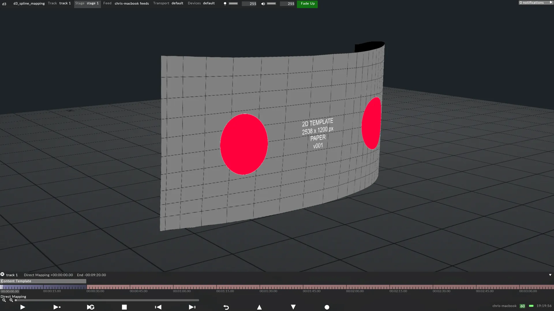 Spline mapping