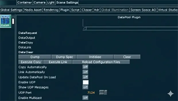 Datapool, UDP Enabled, Port 7124