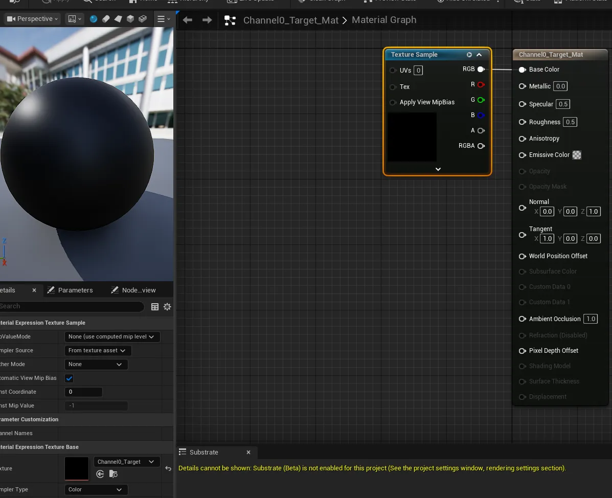 Render Target Material